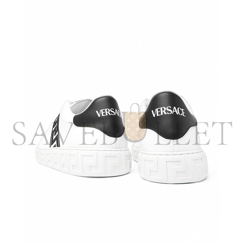 VERSACE EMBROIDERED GRECA SNEAKERS VERSACE EMBROIDERED GRECA SNEAKERS